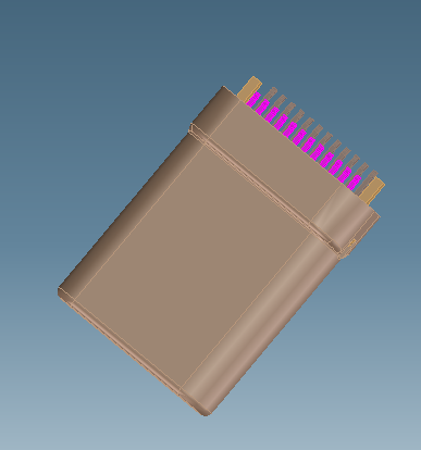 USB C TYPE 夹板式3.5-拉伸壳